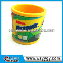 Cartoon embossed customized pvc cup for promo